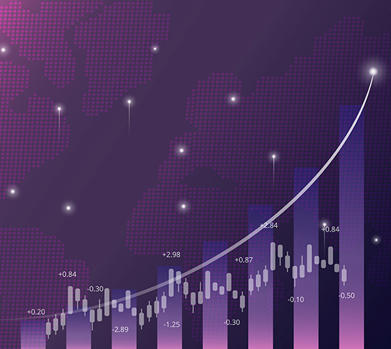 Trader analyzing charts